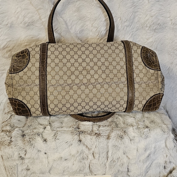 Celine Beige and Brown Patterned Tote - Picture 13 of 16